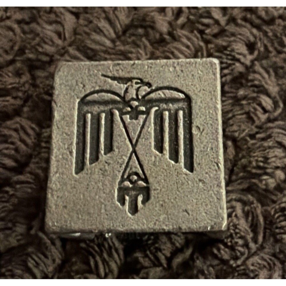 Leather Stamp Craft Tool Midas Indian Bear Thunderbird Wolf 3D Cube Jewelry Cast